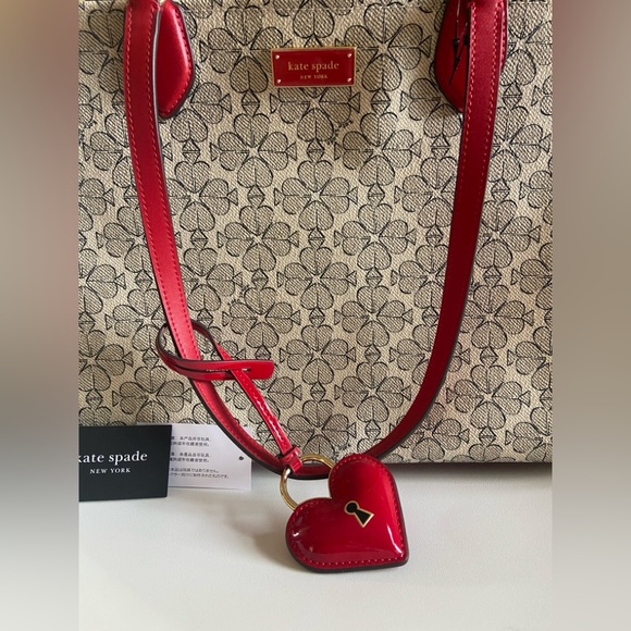 Kate Spade - Spade Flower Coated Canvas Large Market Tote~GORGEOUS - Picture 5 of 10